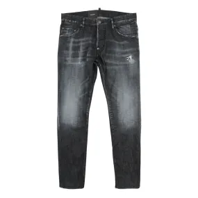 DSQUARED2 - Black Skater Jeans with Distressed Look