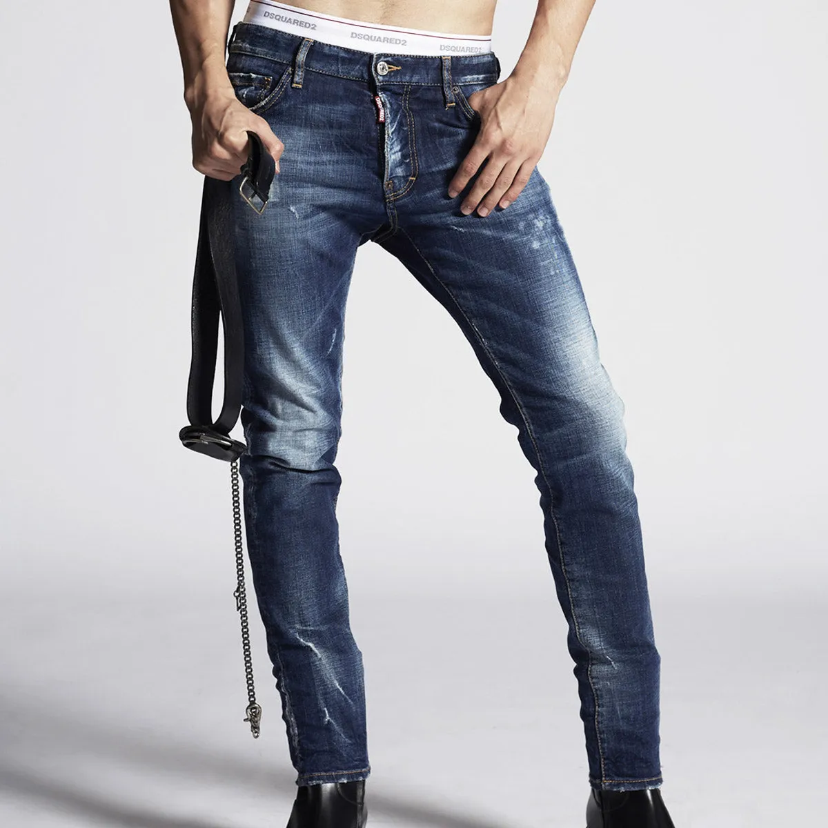 DSQUARED2 Cool Guy Jeans - Dark 4 Wash in Blue