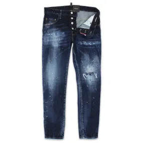 DSQUARED2 Dark Blue Skater Jeans - 1 Wash