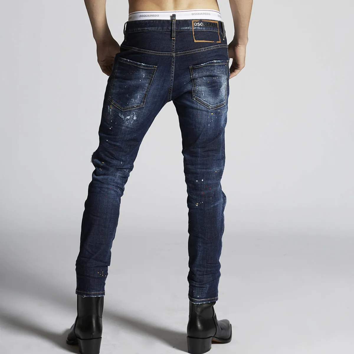 DSQUARED2 Dark Blue Skater Jeans - 1 Wash