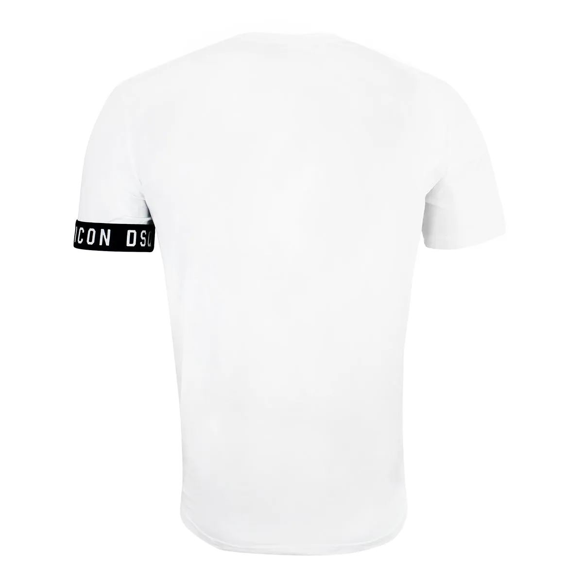 DSQUARED2 Icon Sleeve Band T-Shirt - White | Buy Now