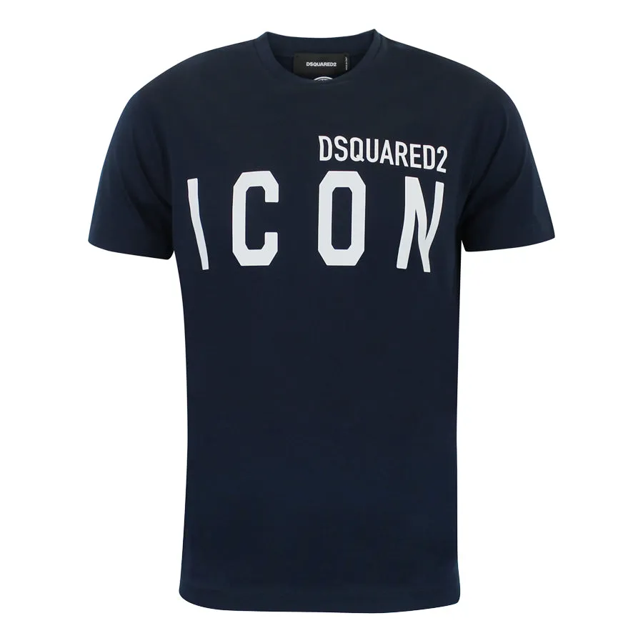 DSQUARED2 - Iconic Navy Logo T-Shirt