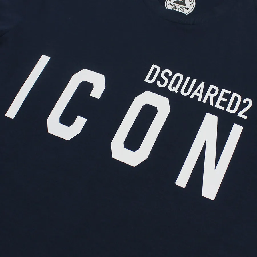 DSQUARED2 - Iconic Navy Logo T-Shirt