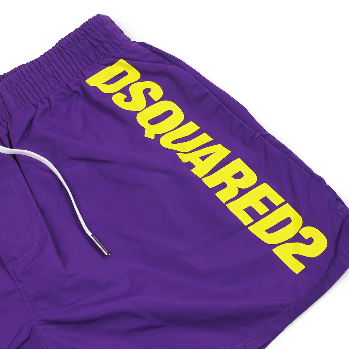 DSQUARED2 - Purple Logo Swim Shorts