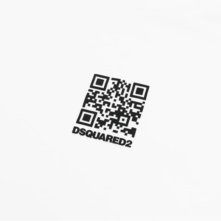 DSQUARED2 - QR Code Logo T-Shirt, White