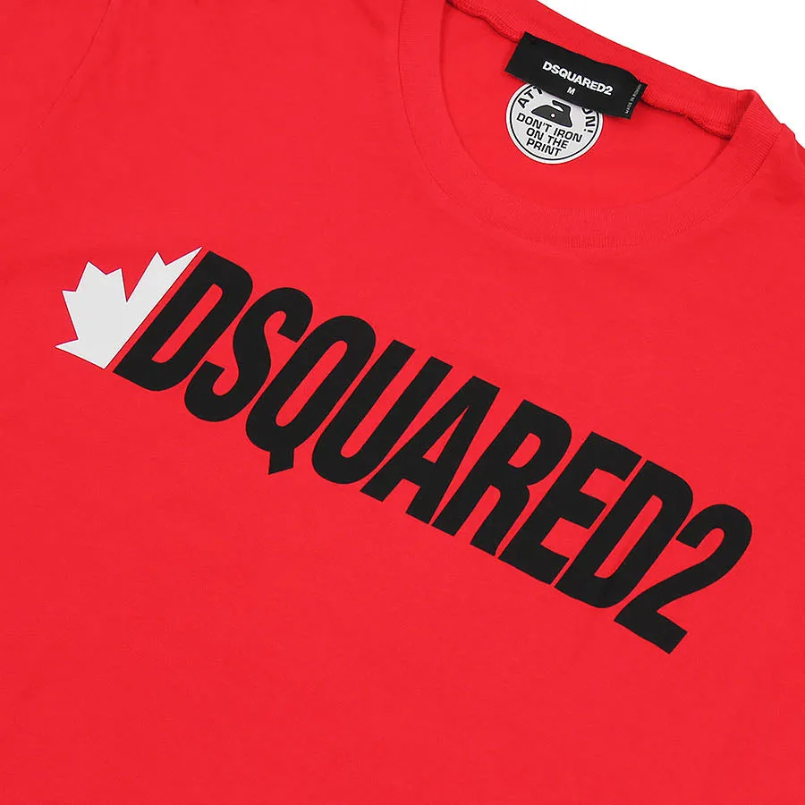 DSQUARED2 Red Logo T-Shirt