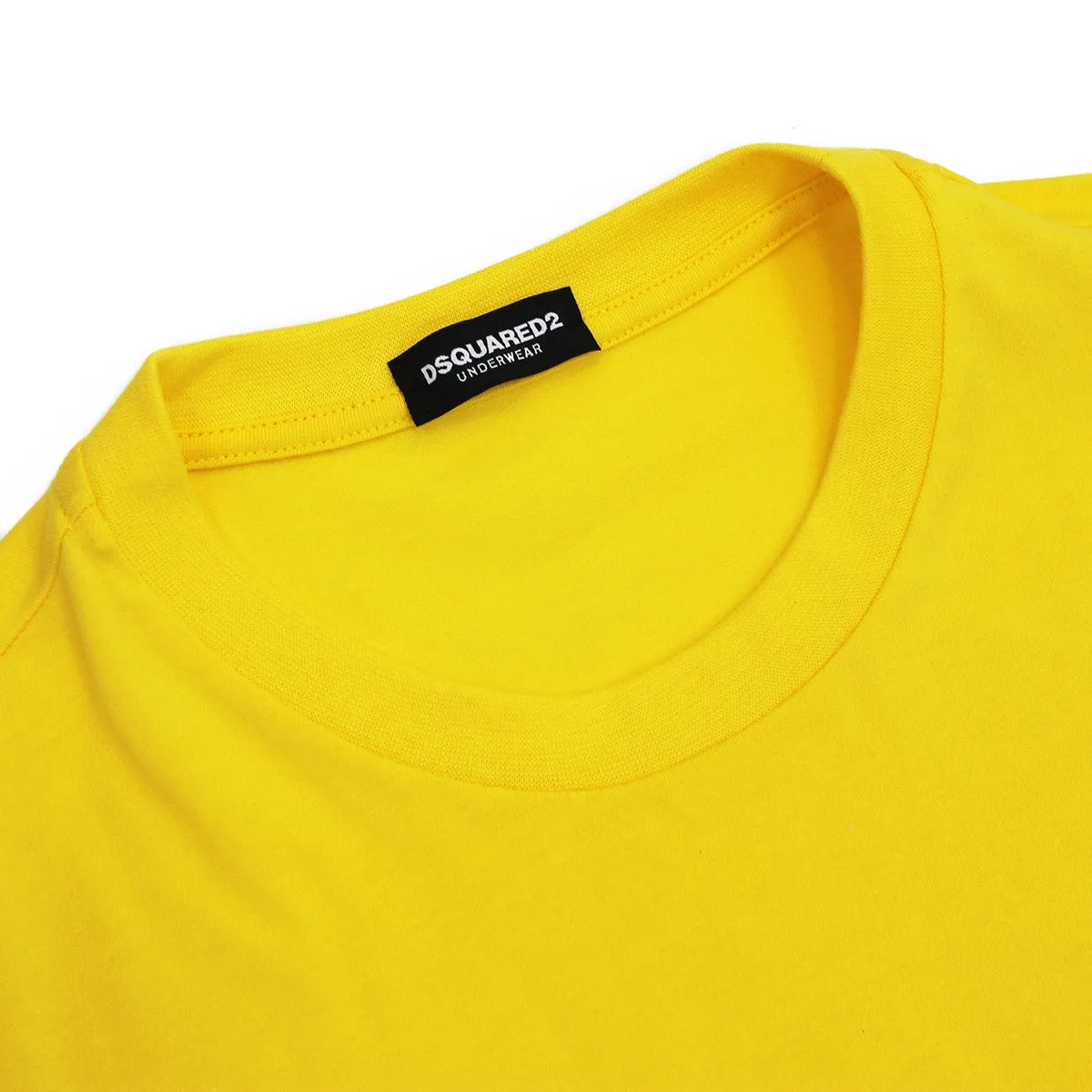 DSQUARED2 Yellow Sleeve Logo T-Shirt