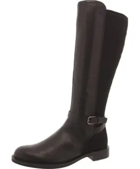 ECCO Womens Mixed Media Block Heel Knee-High Boots