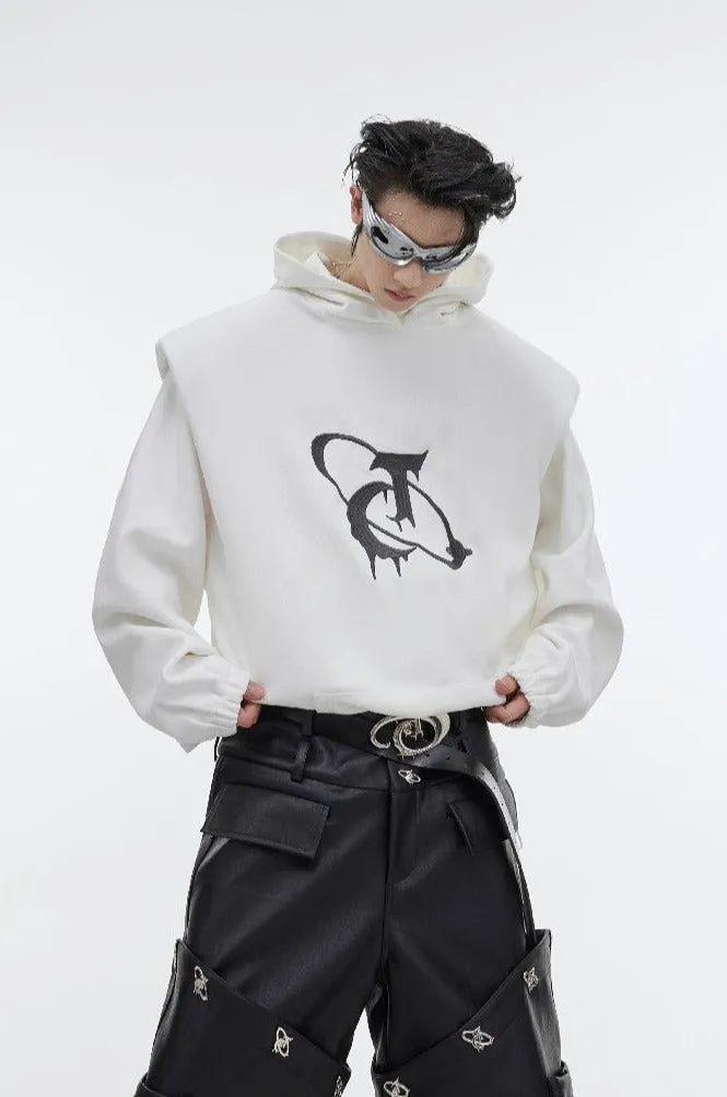 Embroidered Logo Hoodie