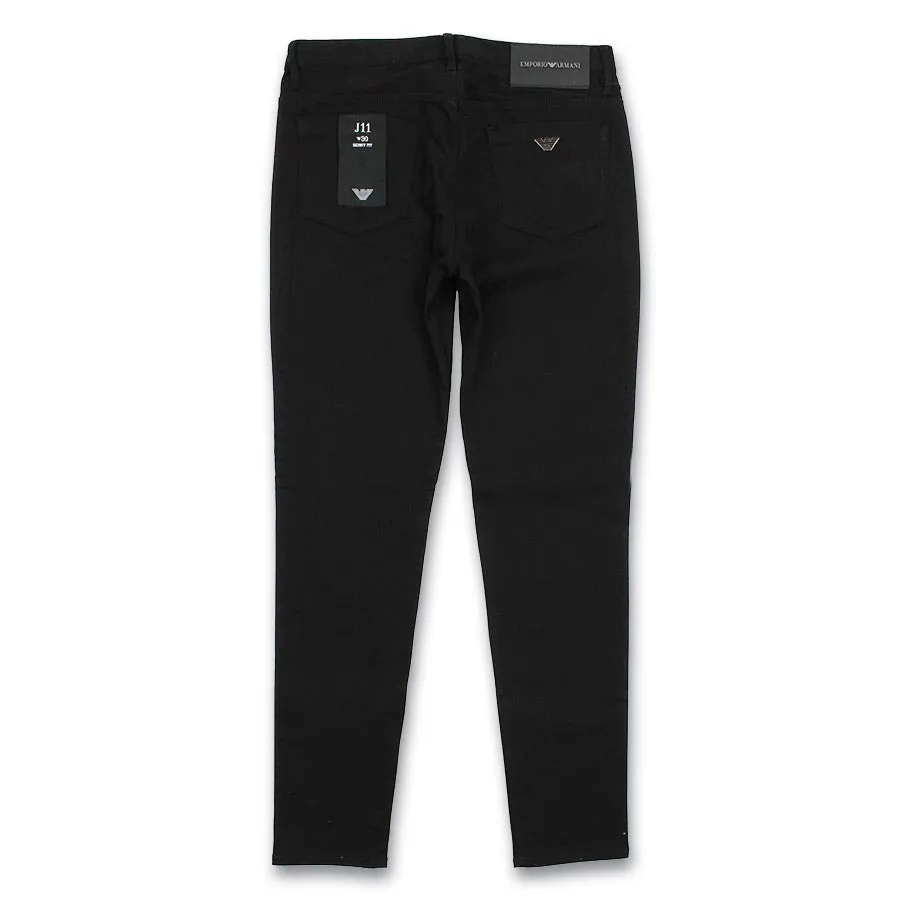 Emporio Armani - J11 Skinny Comfort Jeans Black