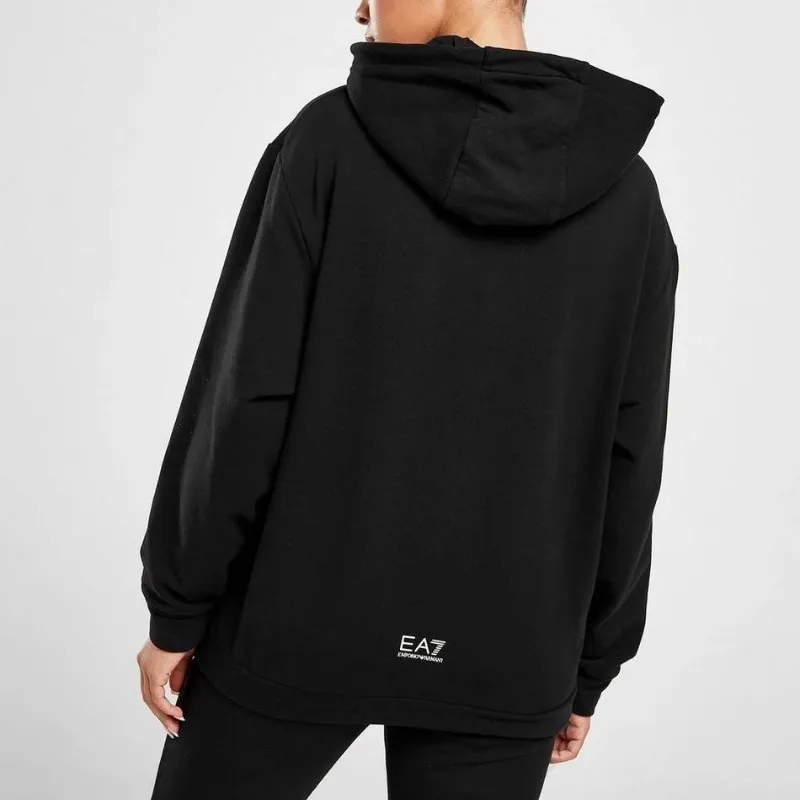 Emporio Armani Long Sleeve Plain Hoodies & Sweatshirts for Street Style