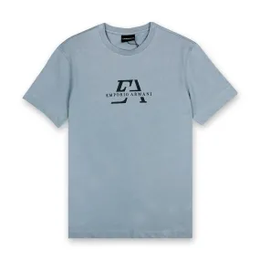 Emporio Armani Steel Grey Bold Logo T-Shirt