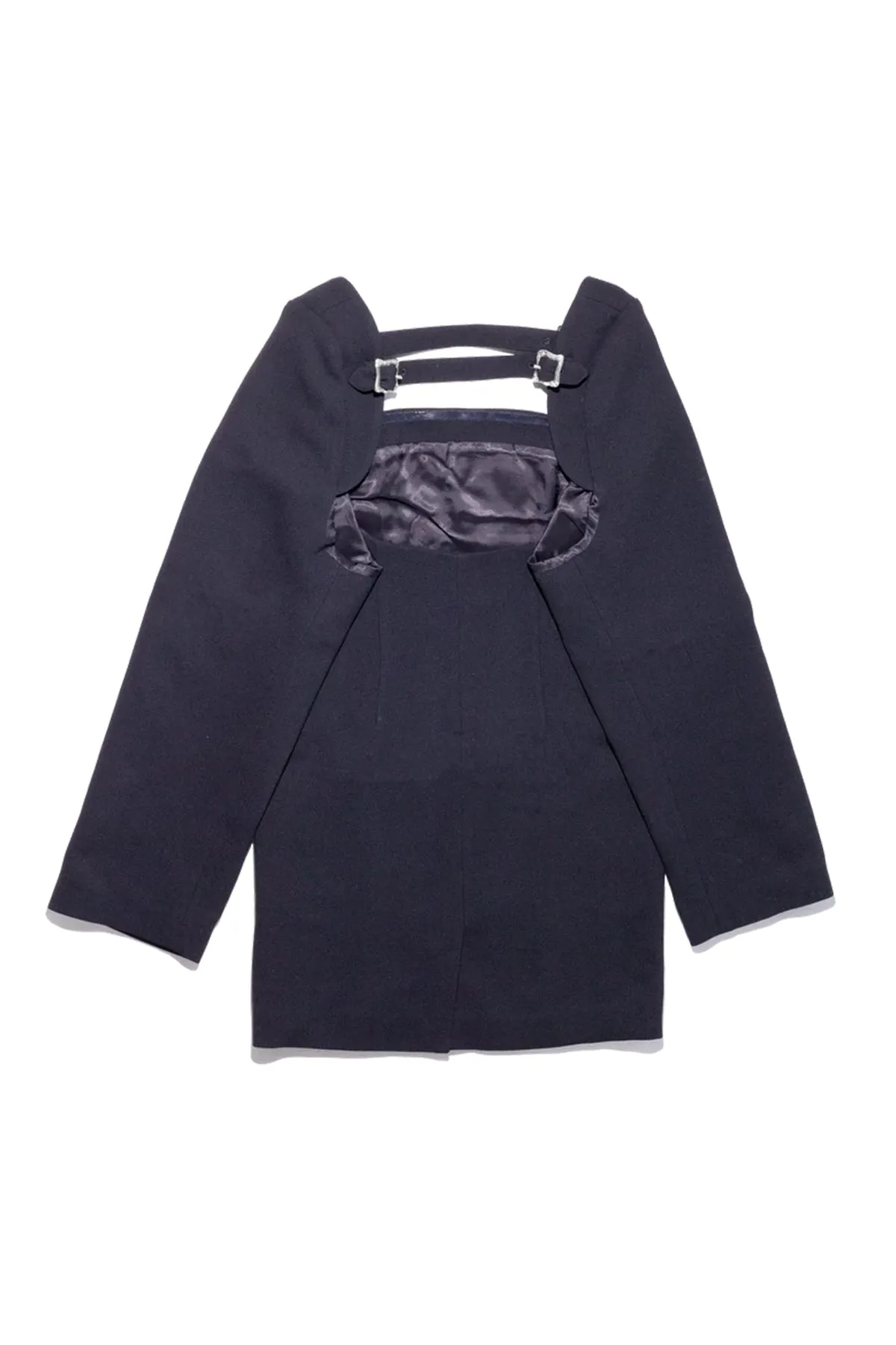 ENFANTS RICHES DPRIMS | BLAZER SLEEVE MINI DRESS WITH ERD BUCKLES