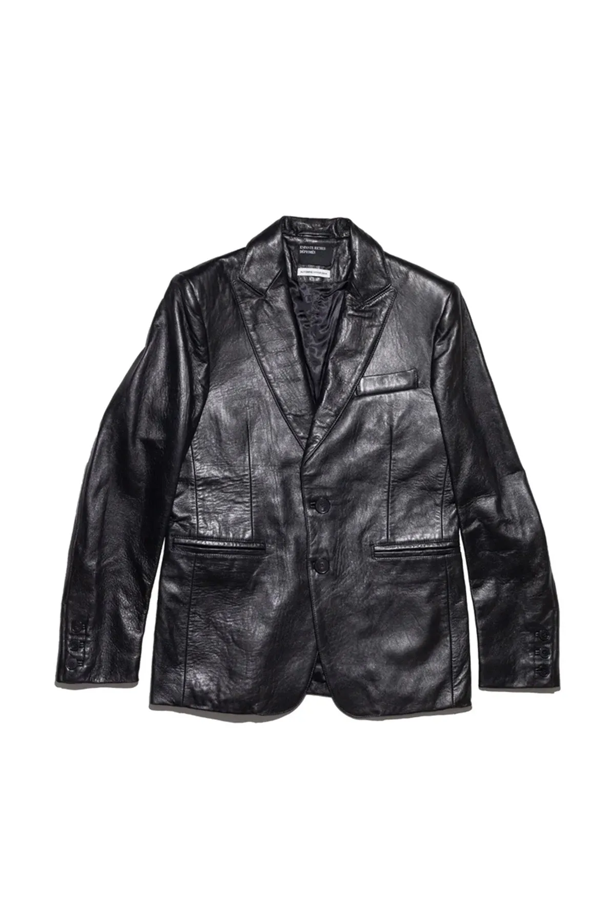 ENFANTS RICHES DPRIMS | PERFECT JUNKIE LEATHER BLAZER