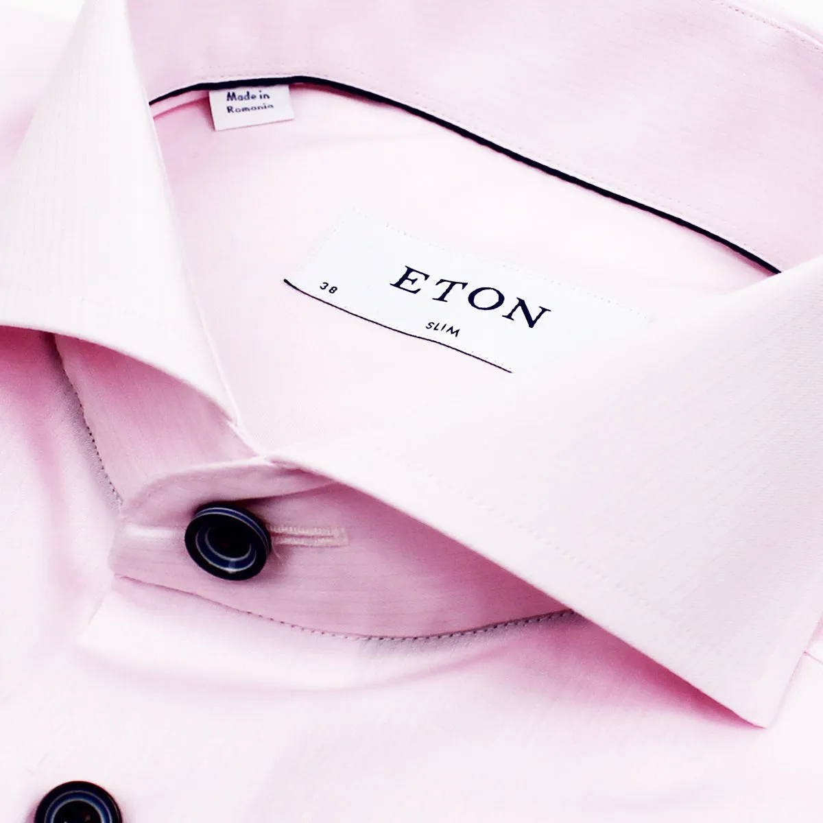 Eton slim fit shirt light pink