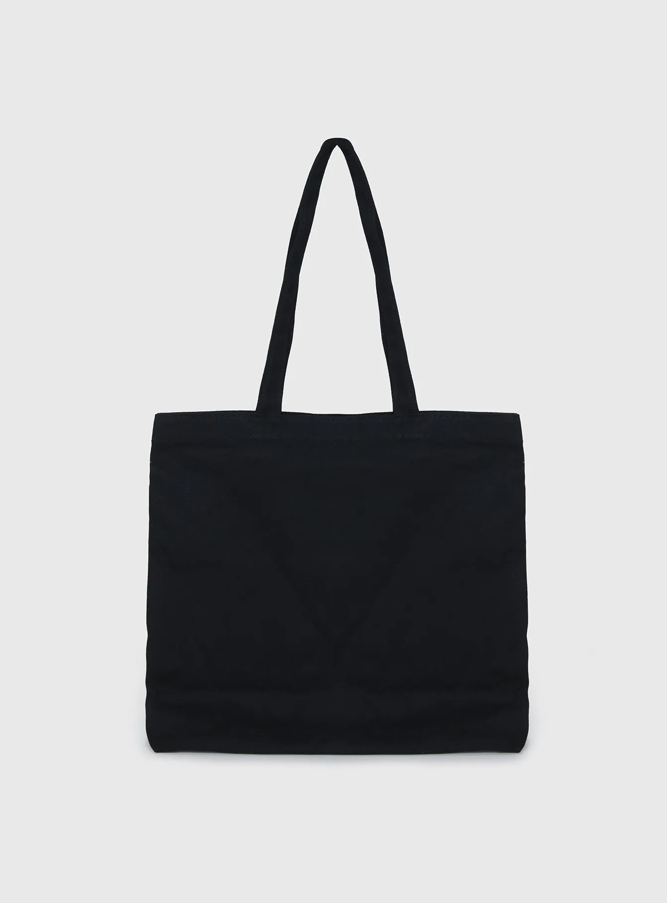 Faustine Bow Tote Bag Black / Pink