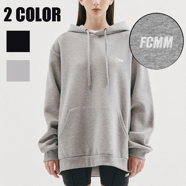 FCMM | Street Style Long Sleeves Plain Cotton Logo Hoodies - Unisex