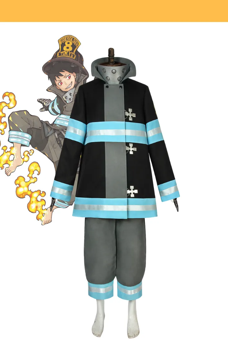 Fire Force 8th Company Men's Uniform Costume - Buy Now!