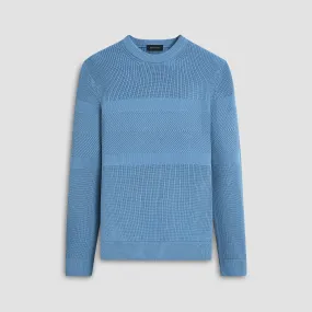 Fisherman Stitch Crew Neck Sweater