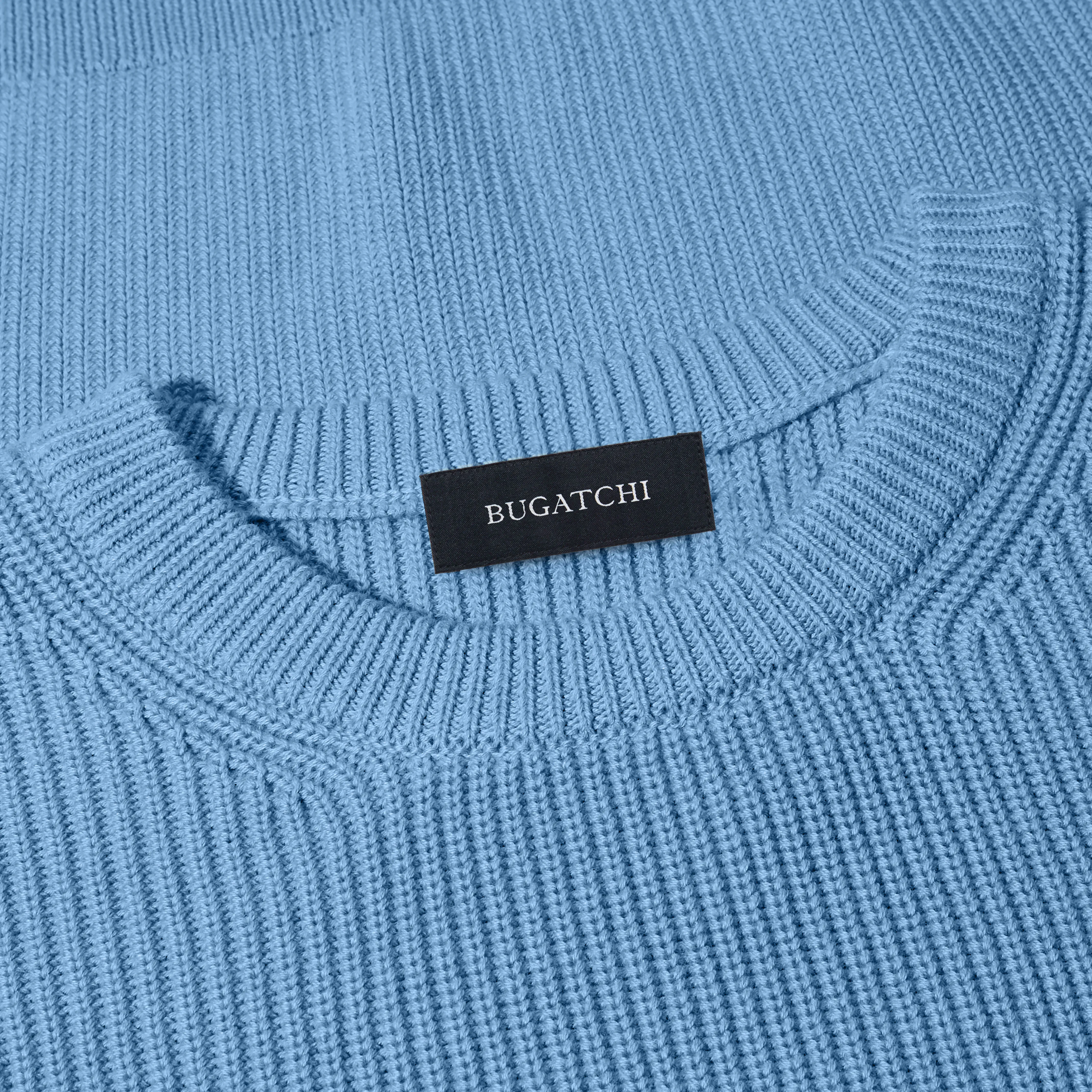 Fisherman Stitch Crew Neck Sweater