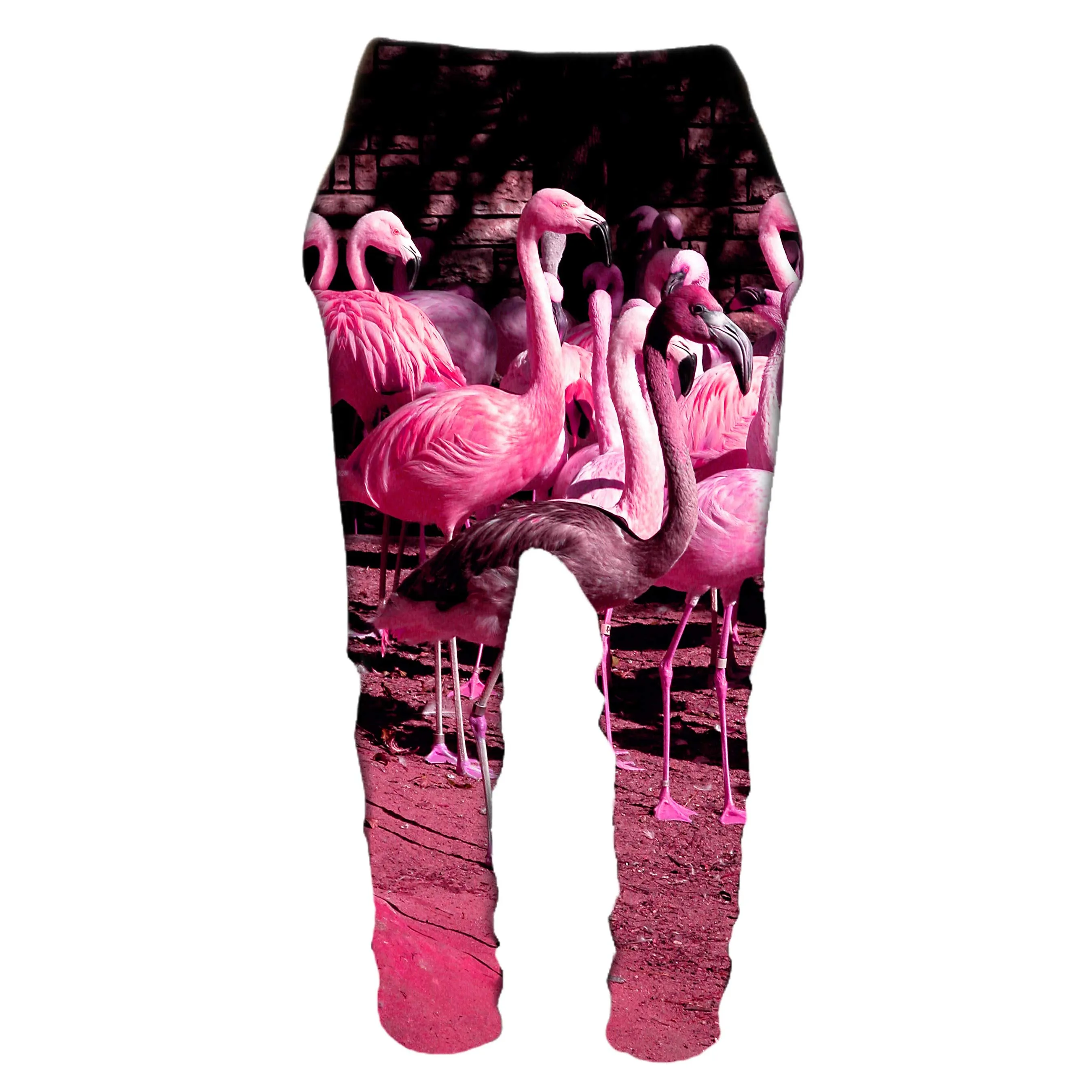 Flamingo Print Trousers