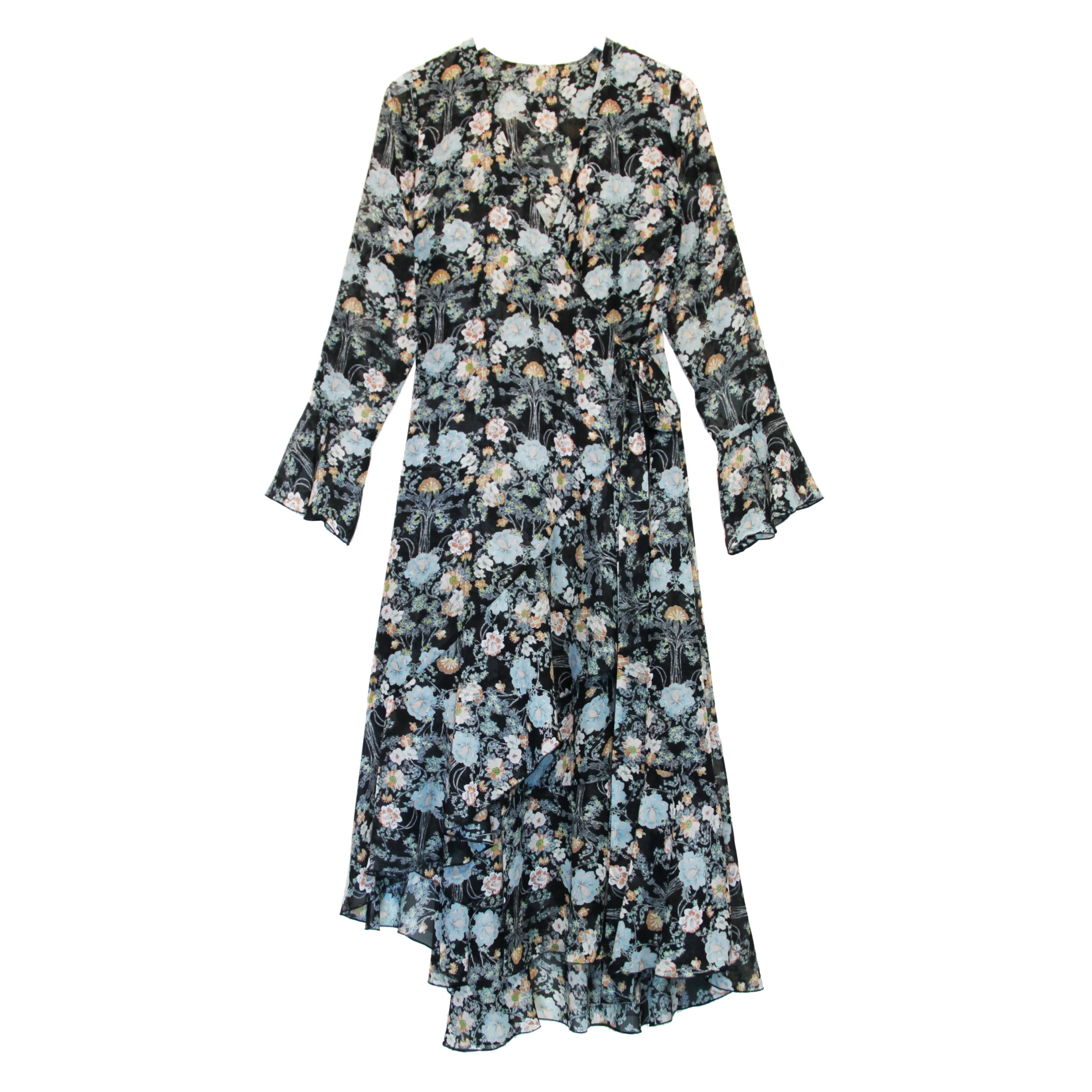 Floral Wrap Dress for Women