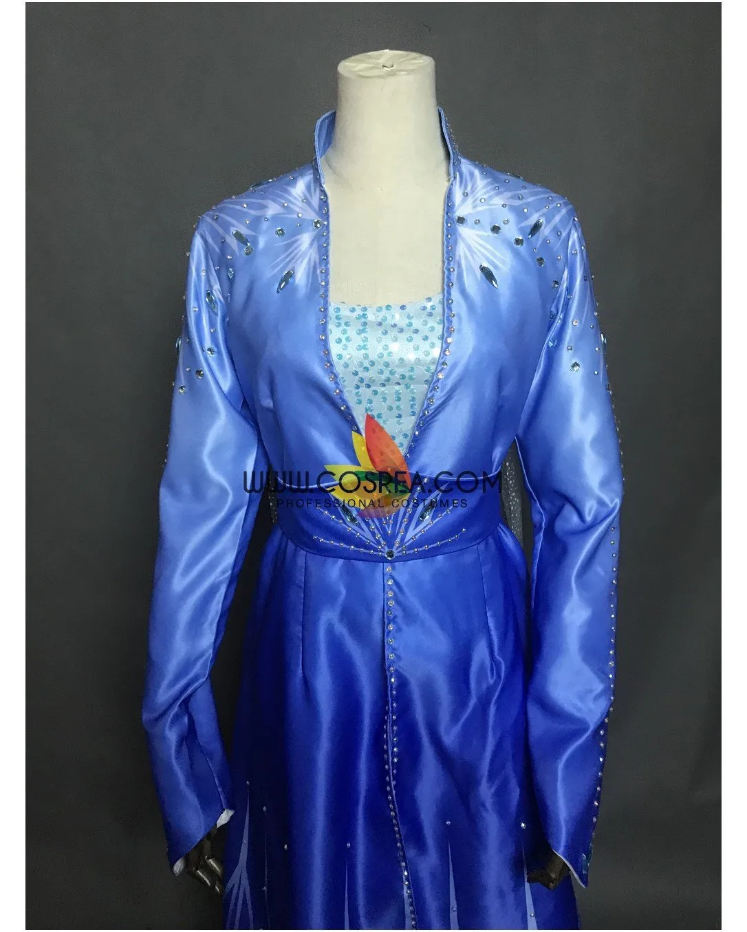 Frozen 2 Elsa Satin Cosplay Costume - Shop Now!