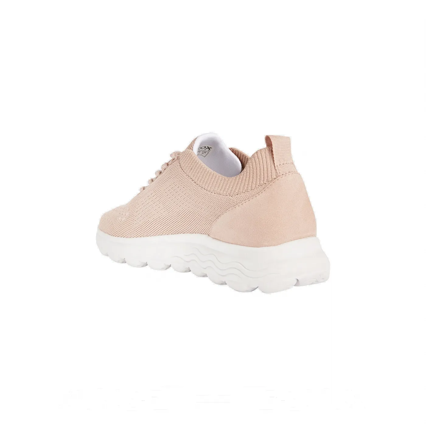 Geox women's sneakers D Spherica A - Nude knit fabric + suede: D15NUA 06K22 C8156