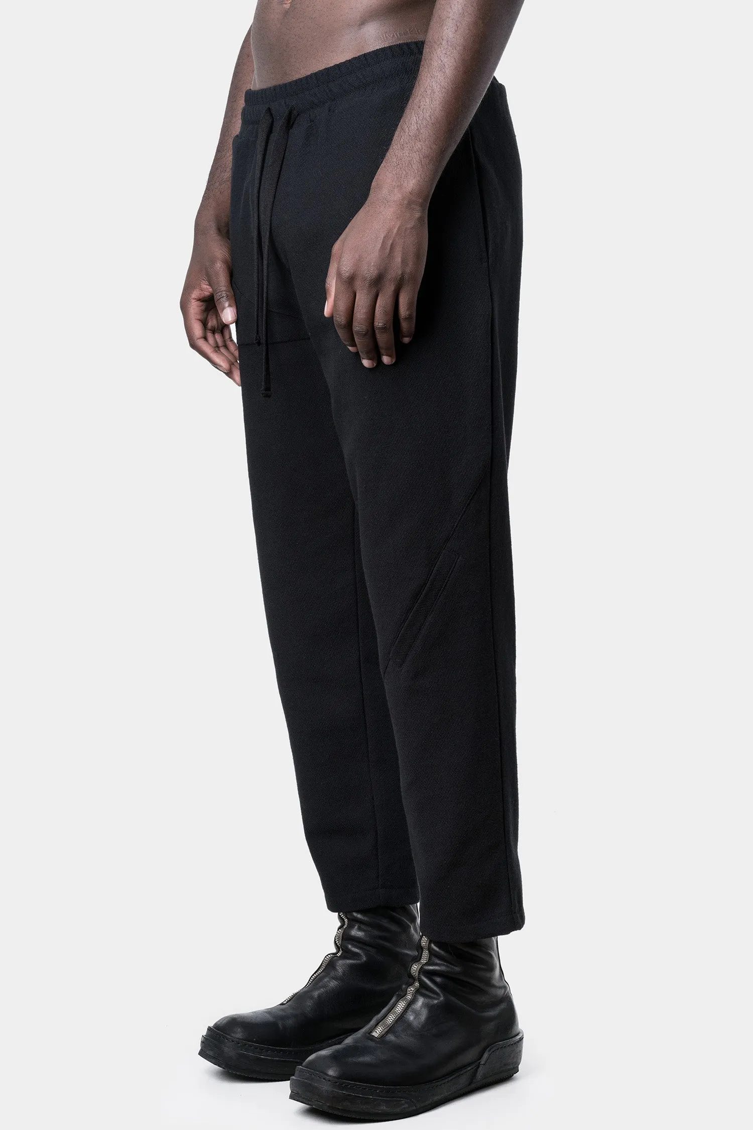 Google SEO friendly result: Cotton pants with drawstring waistband.