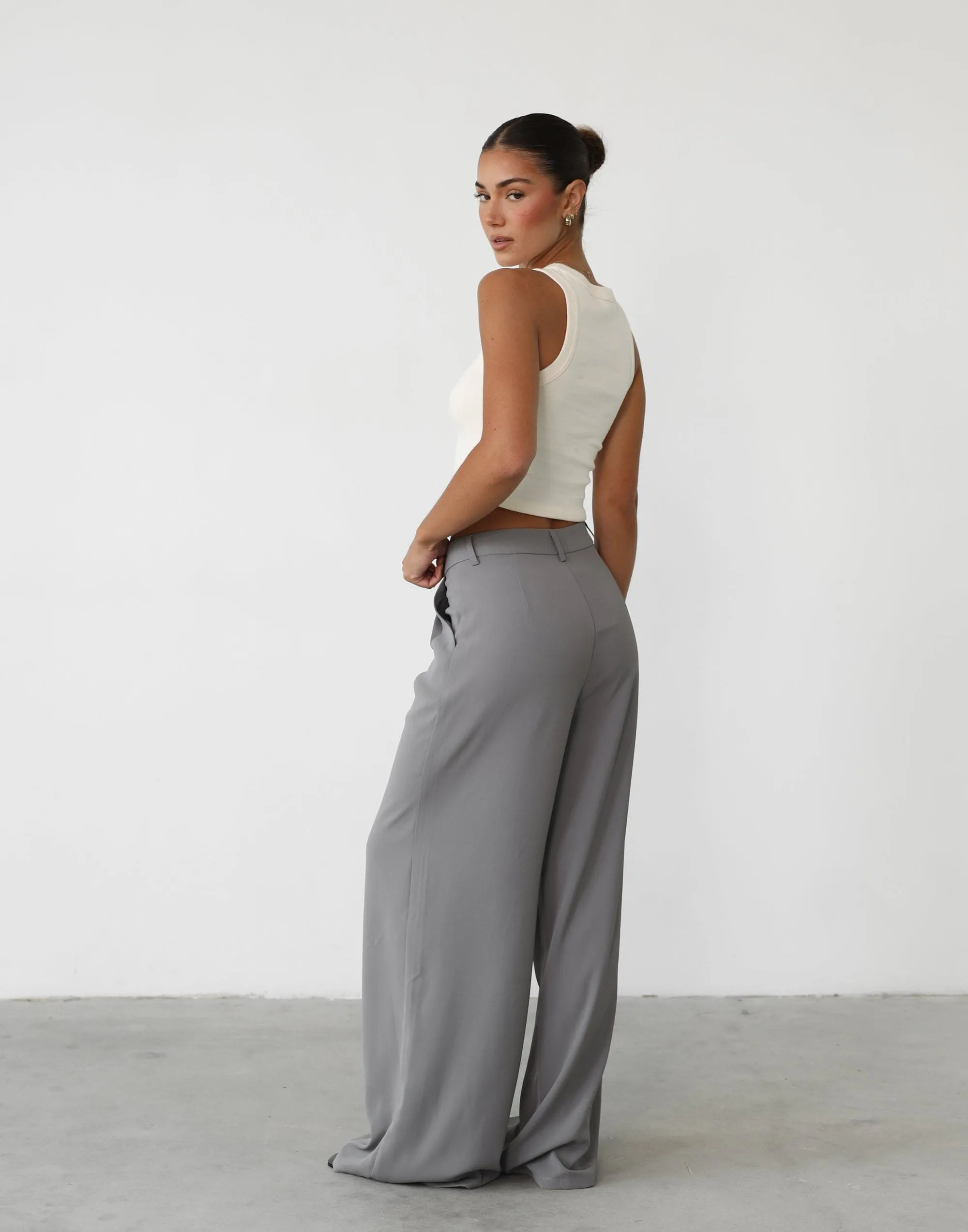 Grey Chicago Pants