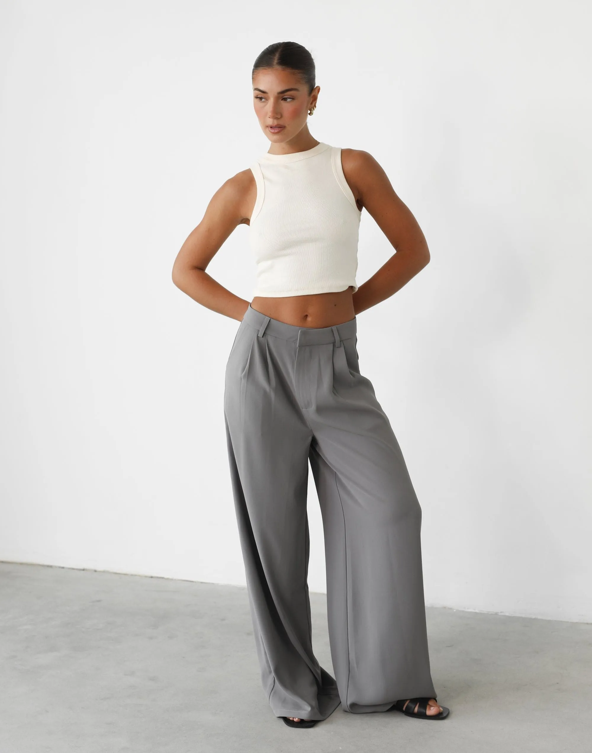 Grey Chicago Pants