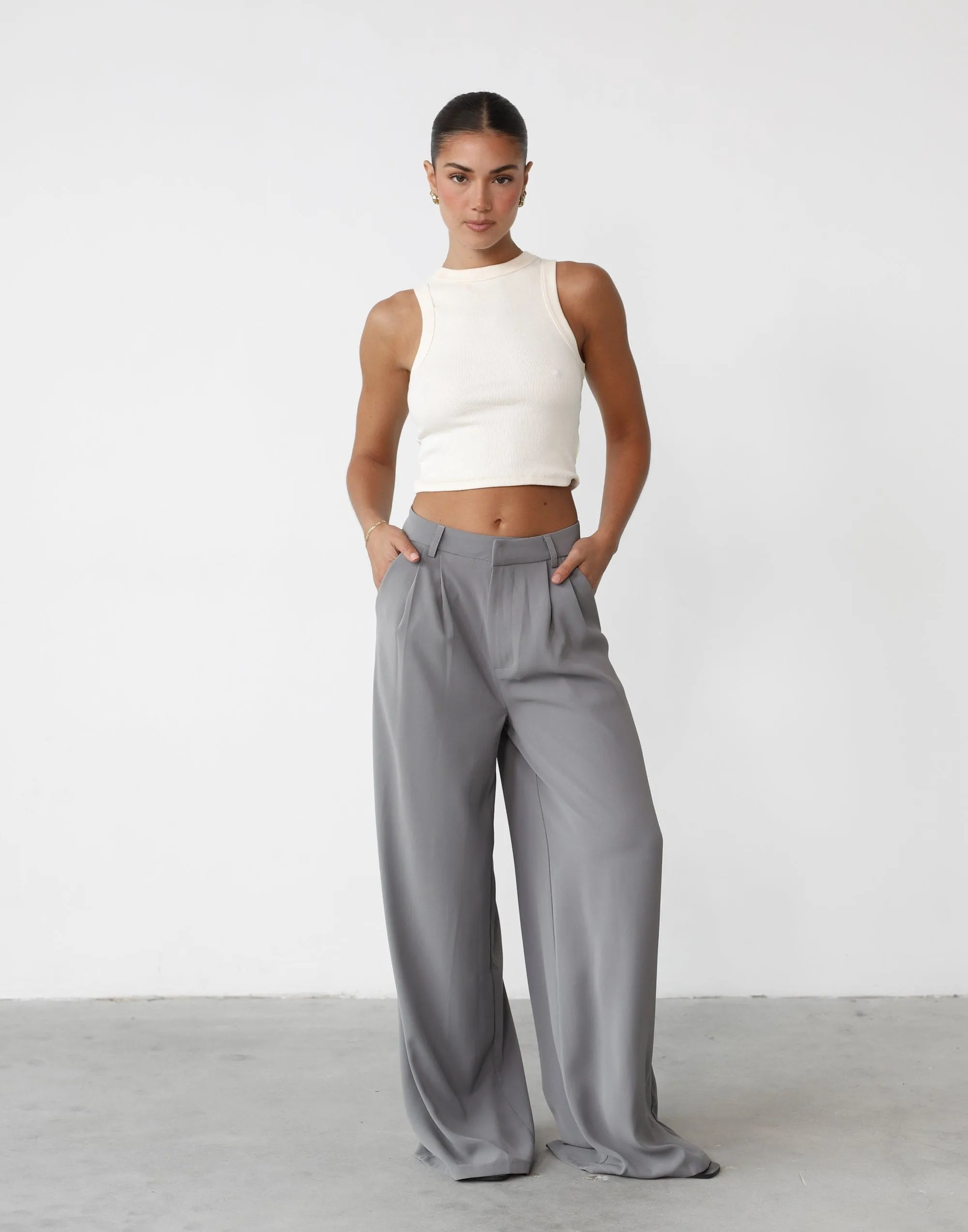 Grey Chicago Pants