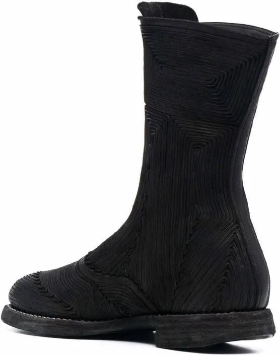 Guidi zipped ankle boots Black