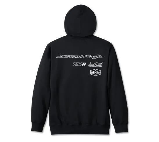 Harley Davidson Long Sleeves Logo Hoodies | Street Style Plain Cotton