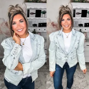 Hidden Gem Denim Blazer - Discover the Perfect Find