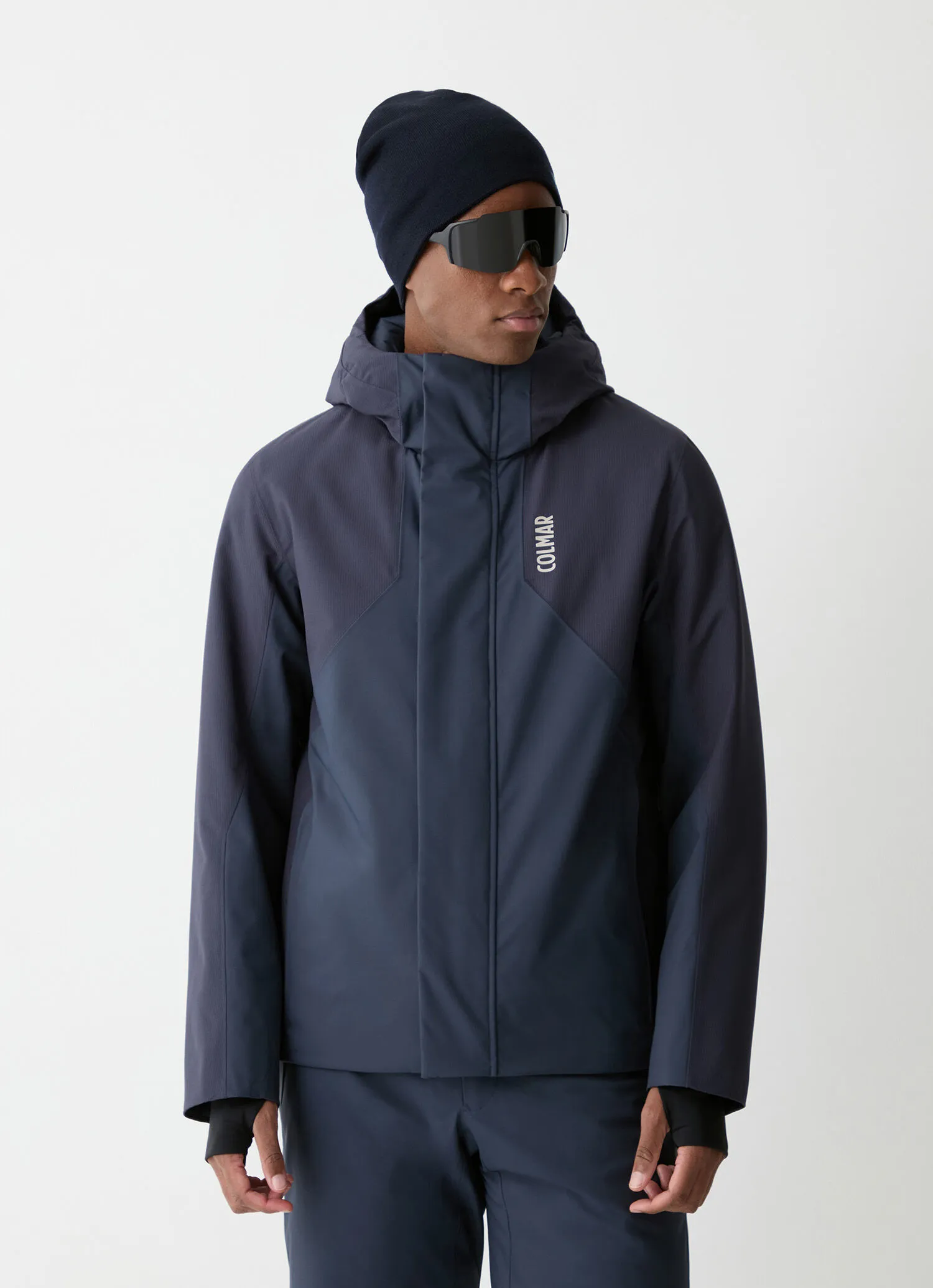 Hooded ski jacket-