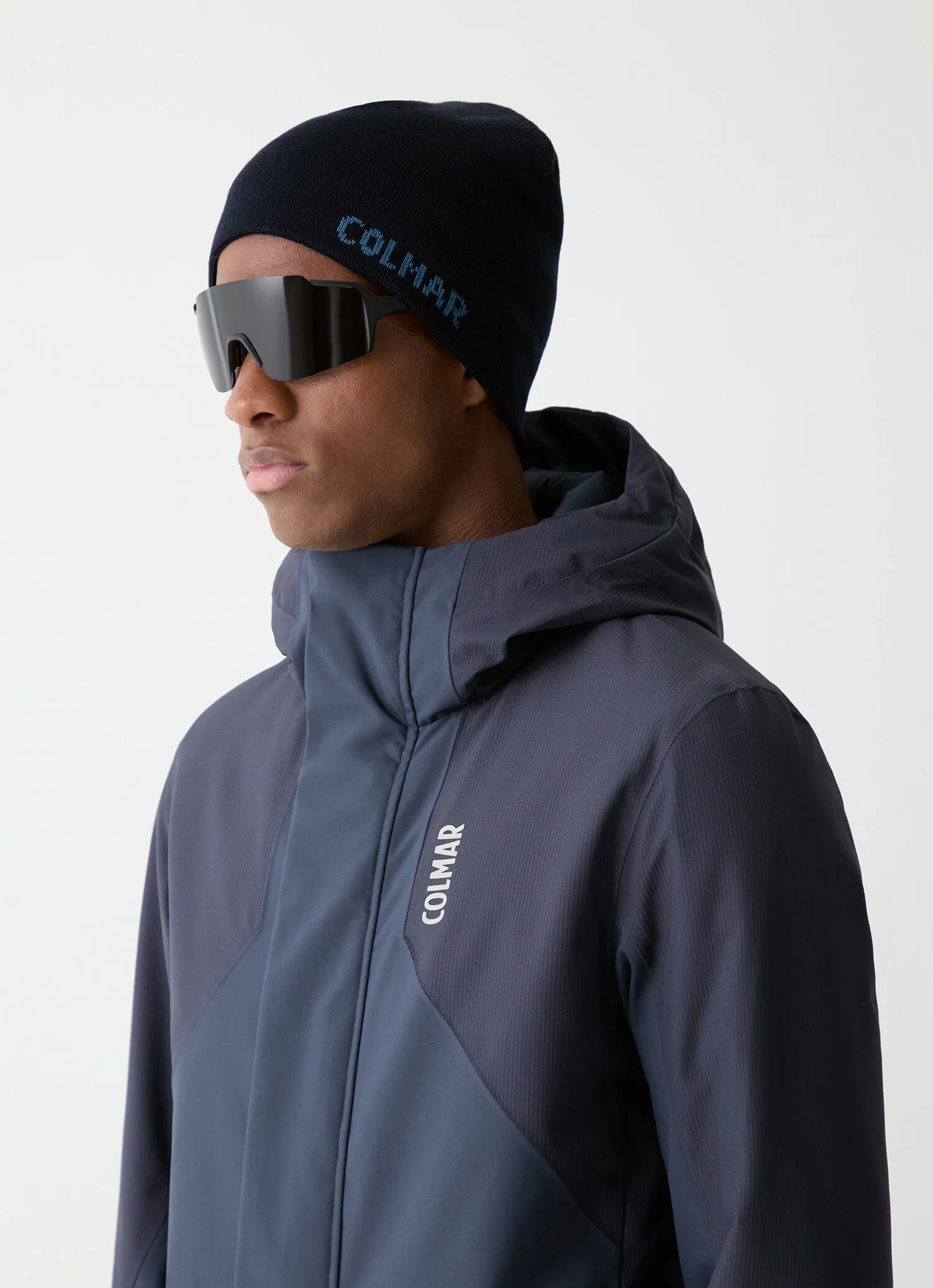 Hooded ski jacket-