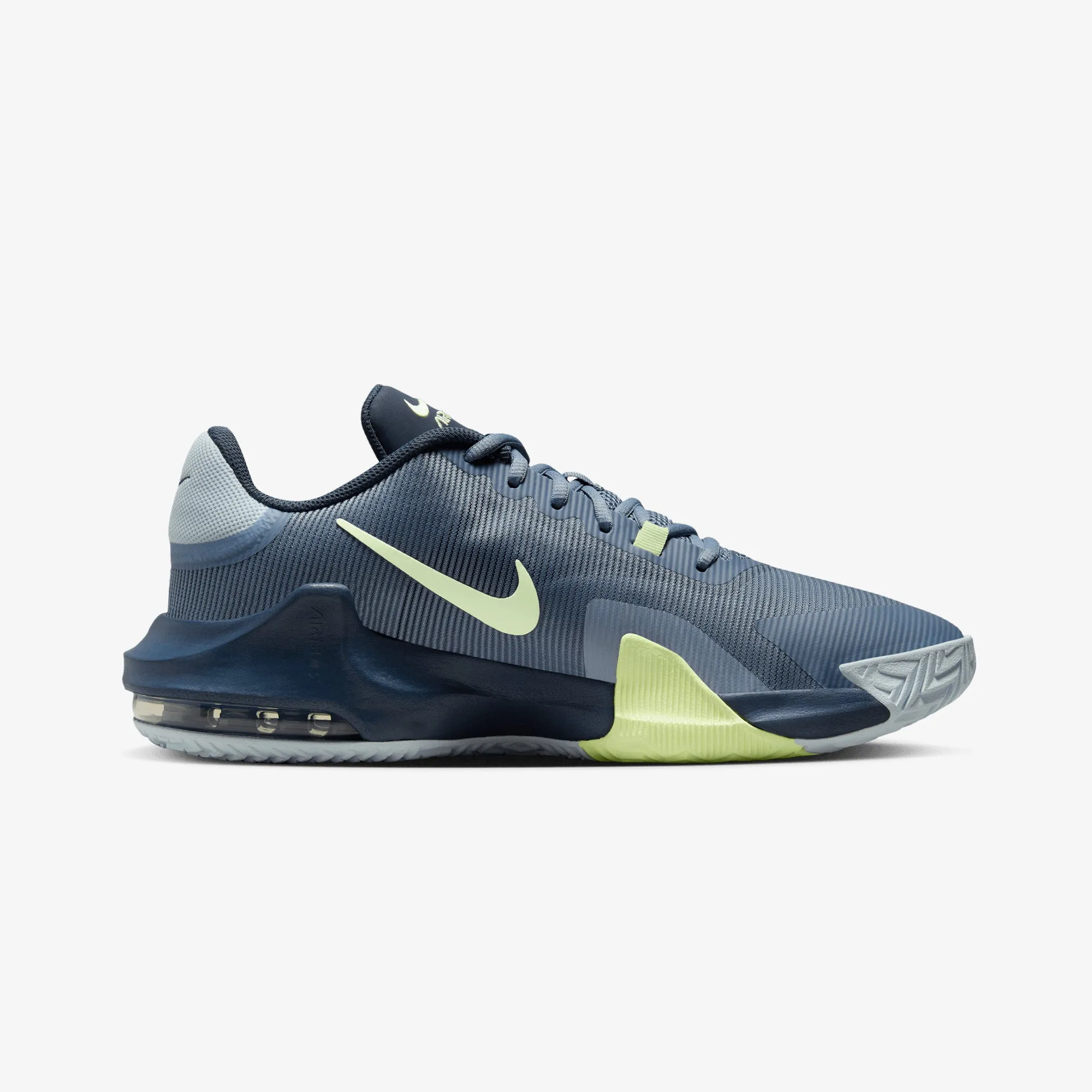 Impact 4 Ashen Slate Barely Volt Thunder Blue - Nike Shoes