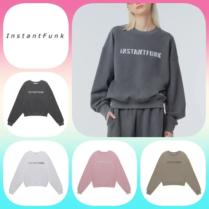 InstantFunk | Unisex Long Sleeves Cotton Oversized Logo