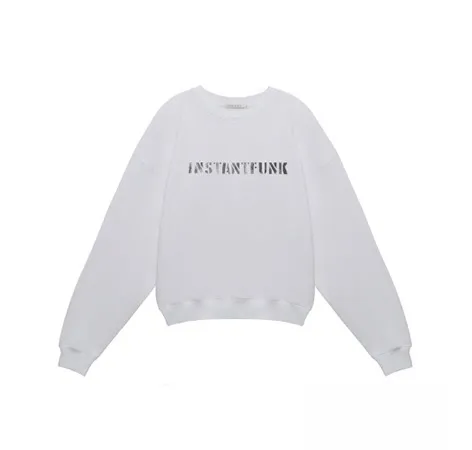 InstantFunk | Unisex Long Sleeves Cotton Oversized Logo