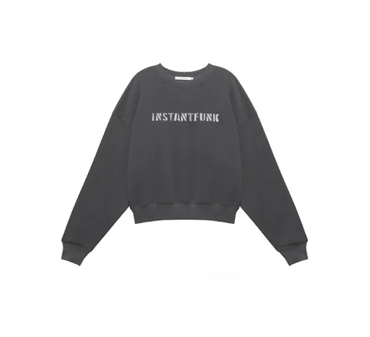 InstantFunk | Unisex Long Sleeves Cotton Oversized Logo