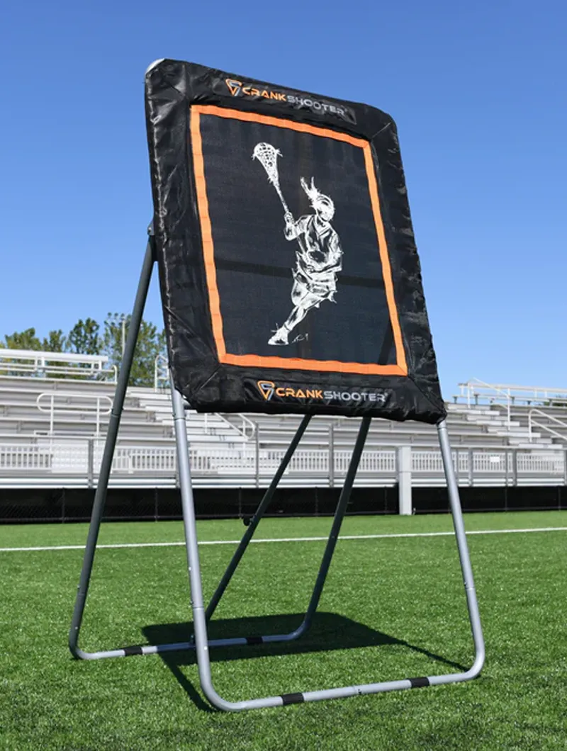 Introducing CrankShooter's Lacrosse Wall with Weatherproof Cover - Enhance Your Game with The Art Of Lax Female Image! Grab the 