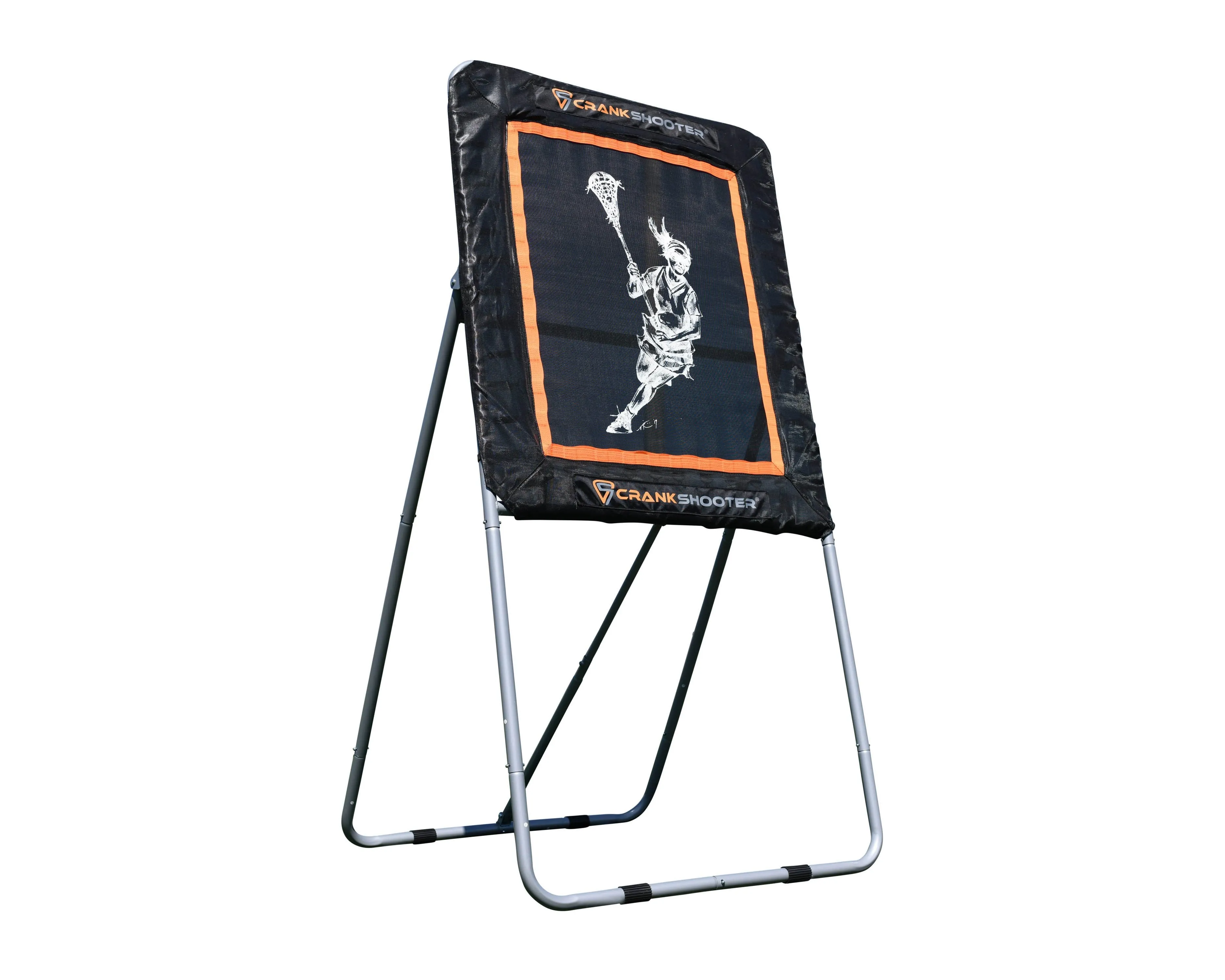 Introducing CrankShooter's Lacrosse Wall with Weatherproof Cover - Enhance Your Game with The Art Of Lax Female Image! Grab the 