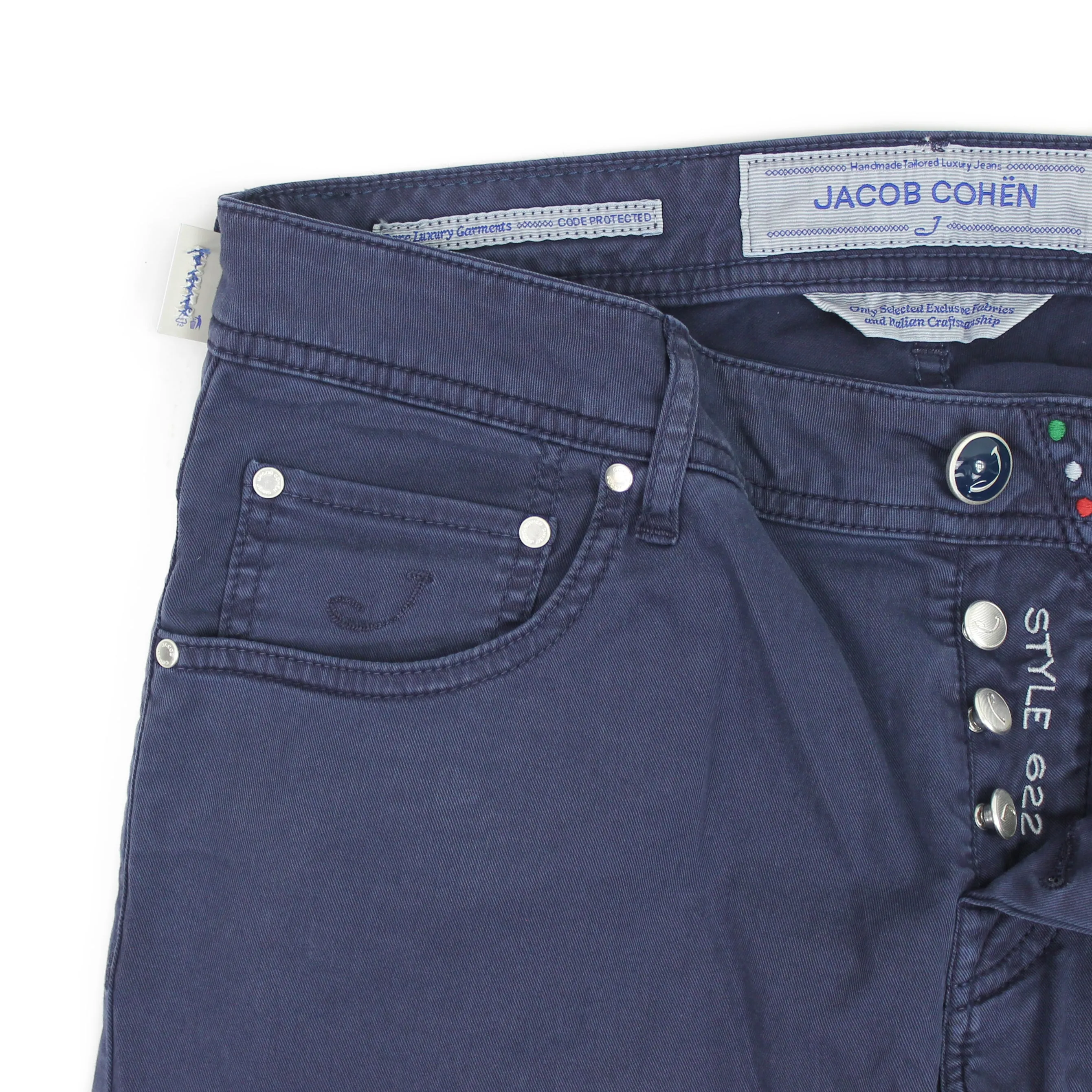 Jacob Cohen J622 Slim Fit Chino Jeans - Vintage Navy