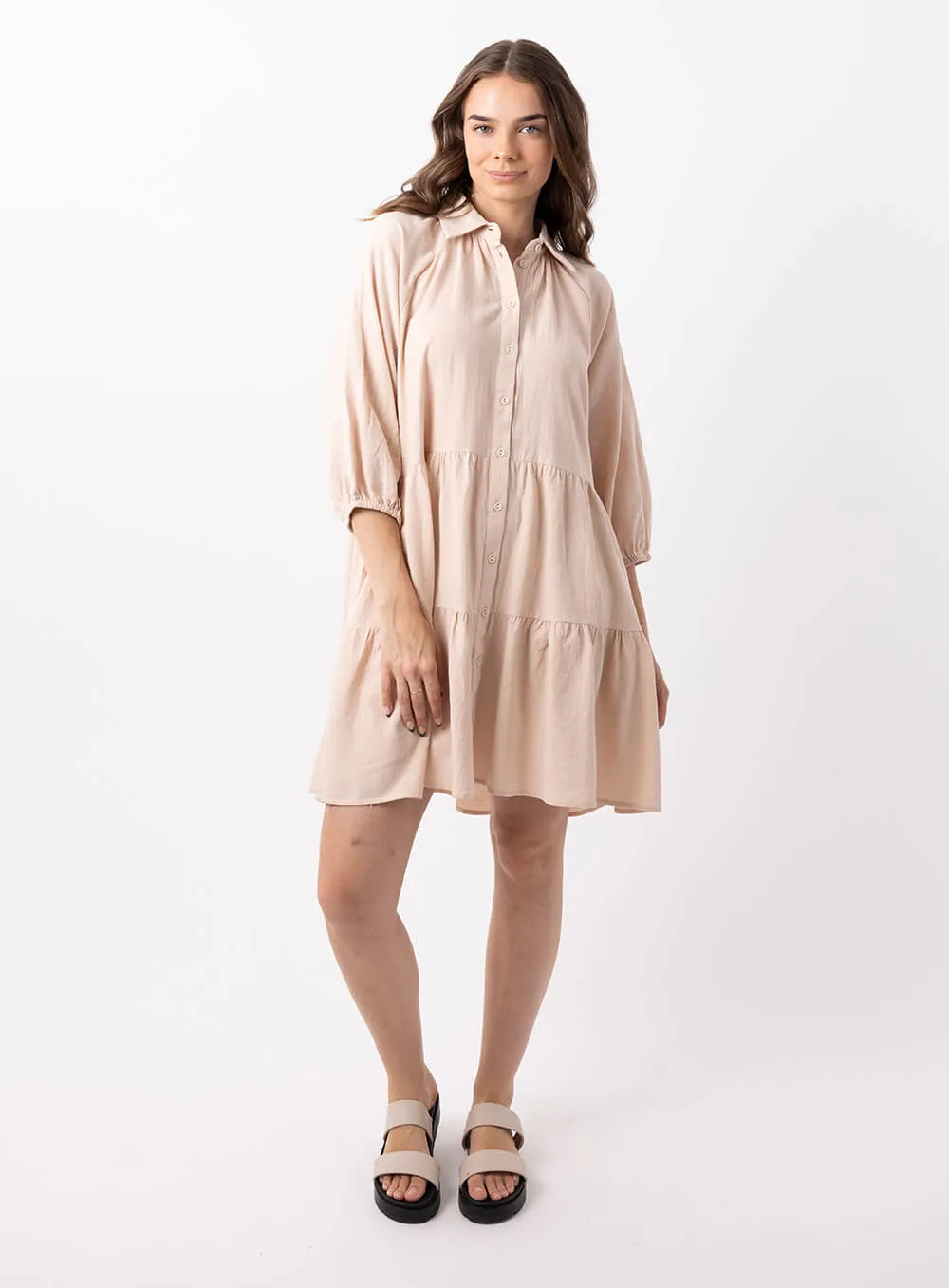 Jasmine Beige Dress