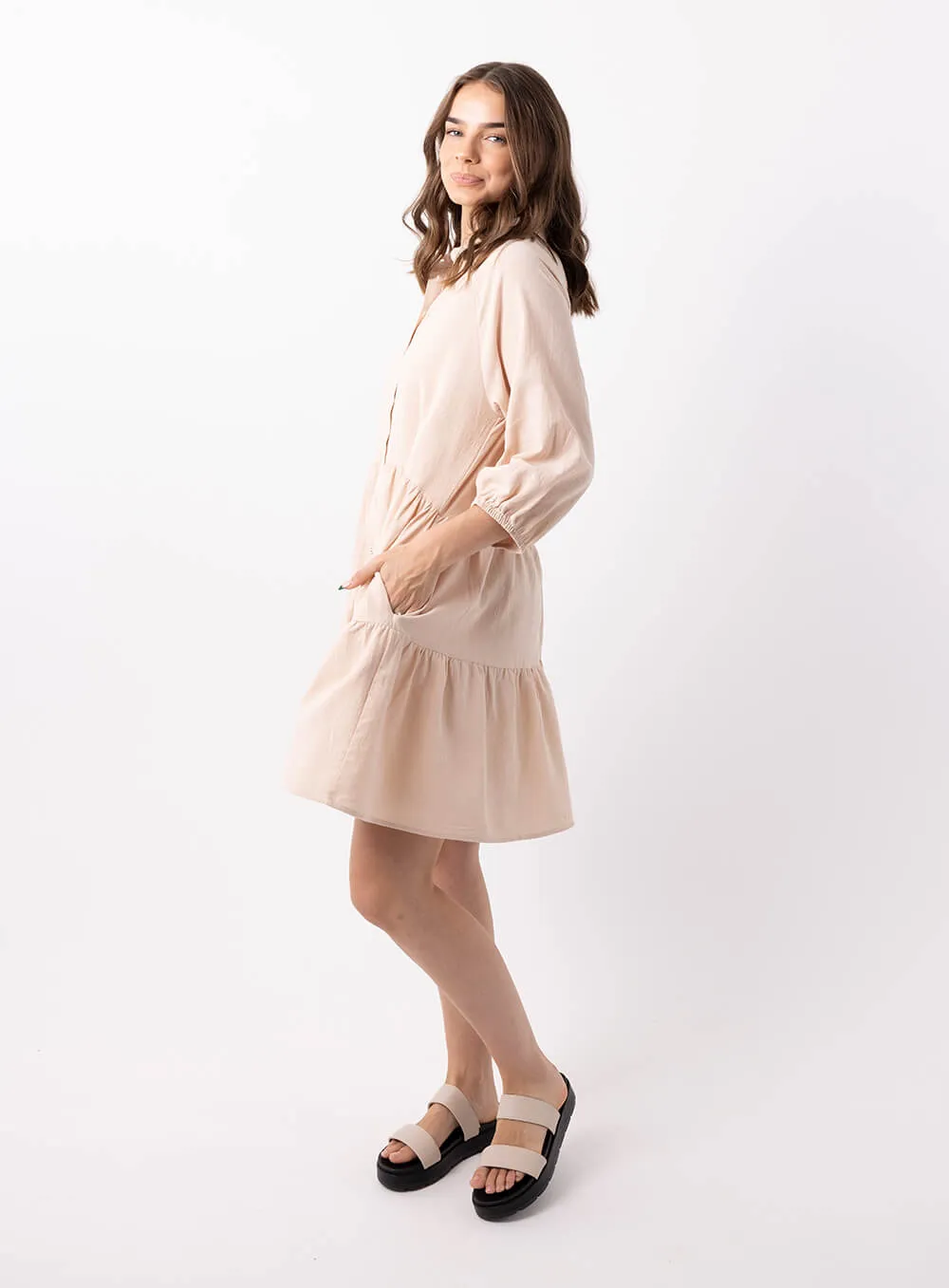 Jasmine Beige Dress