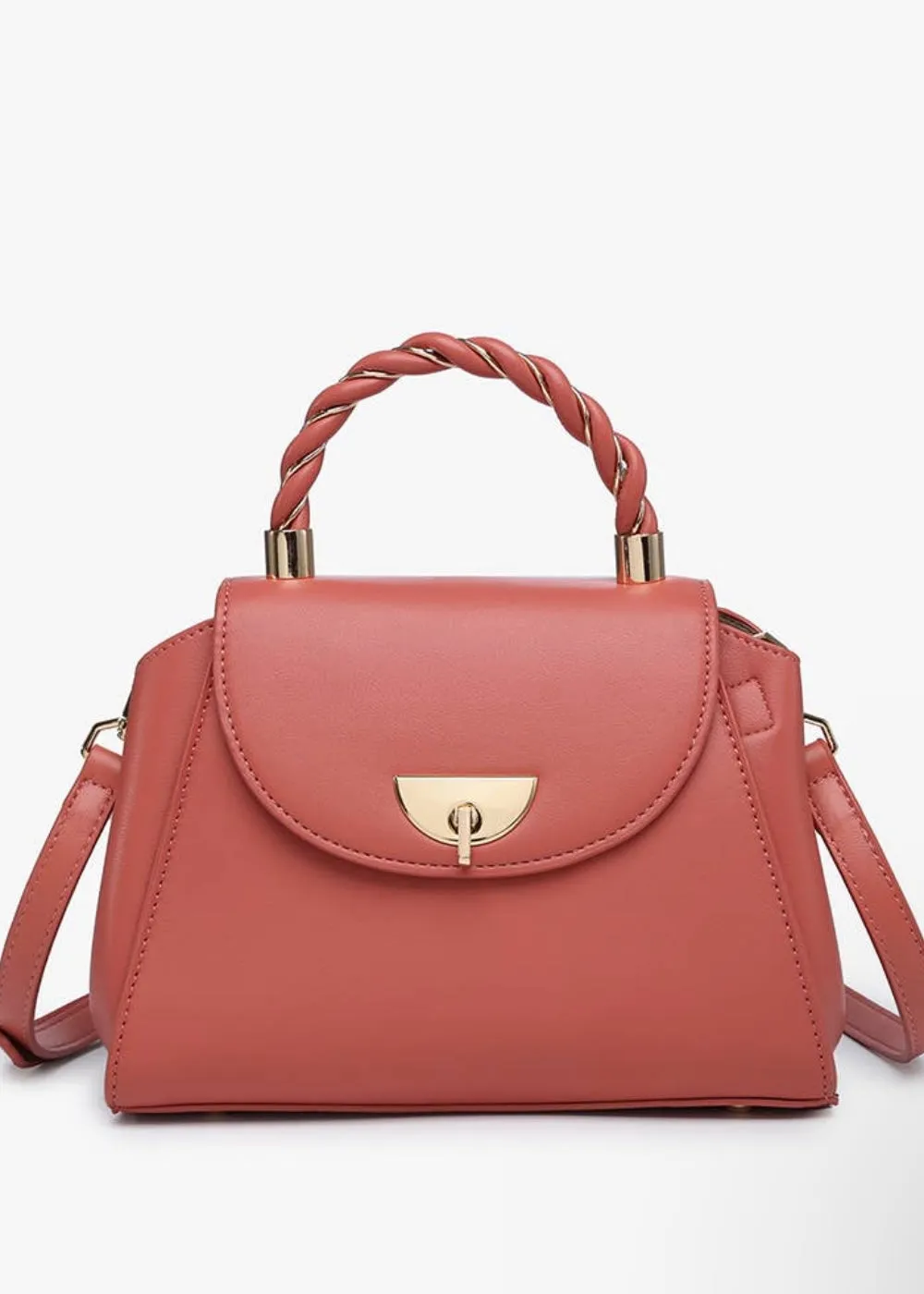 Jen & Co. Satchel with Twist Lock feature