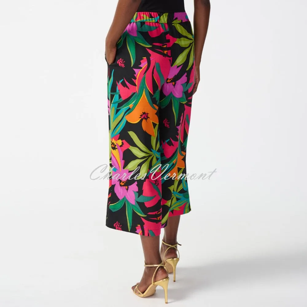 Joseph Ribkoff Tropical Print Culotte Trousers | Style 242211