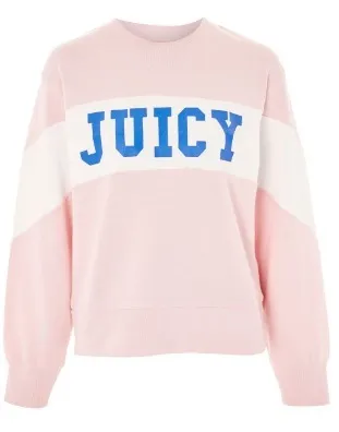 Juicy Couture | Women's Crew Neck Long Sleeve Cotton Long Hoodies & Sweatshirts