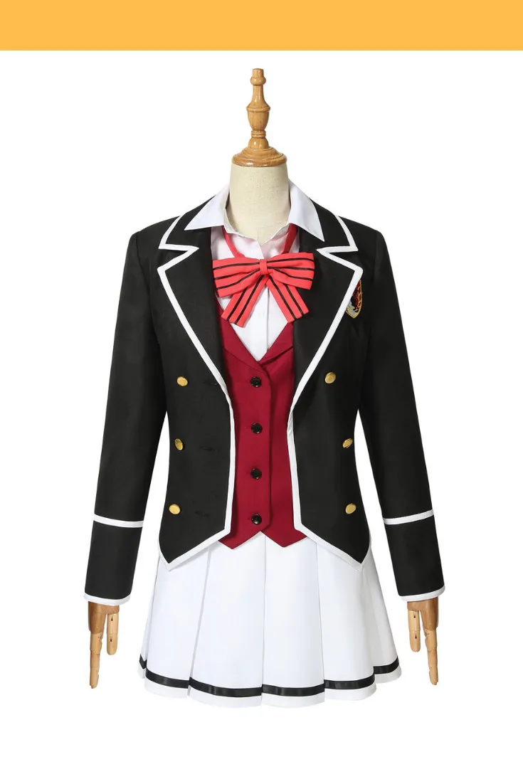 Juliet Persia Cosplay Costume - Black Dogs House Boarding School Female Uniform